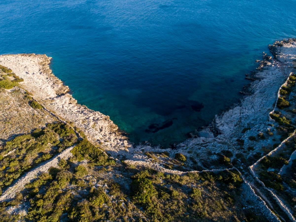 Villa Diomedes With The Sea View And The Pool Rogoznica  Exteriör bild