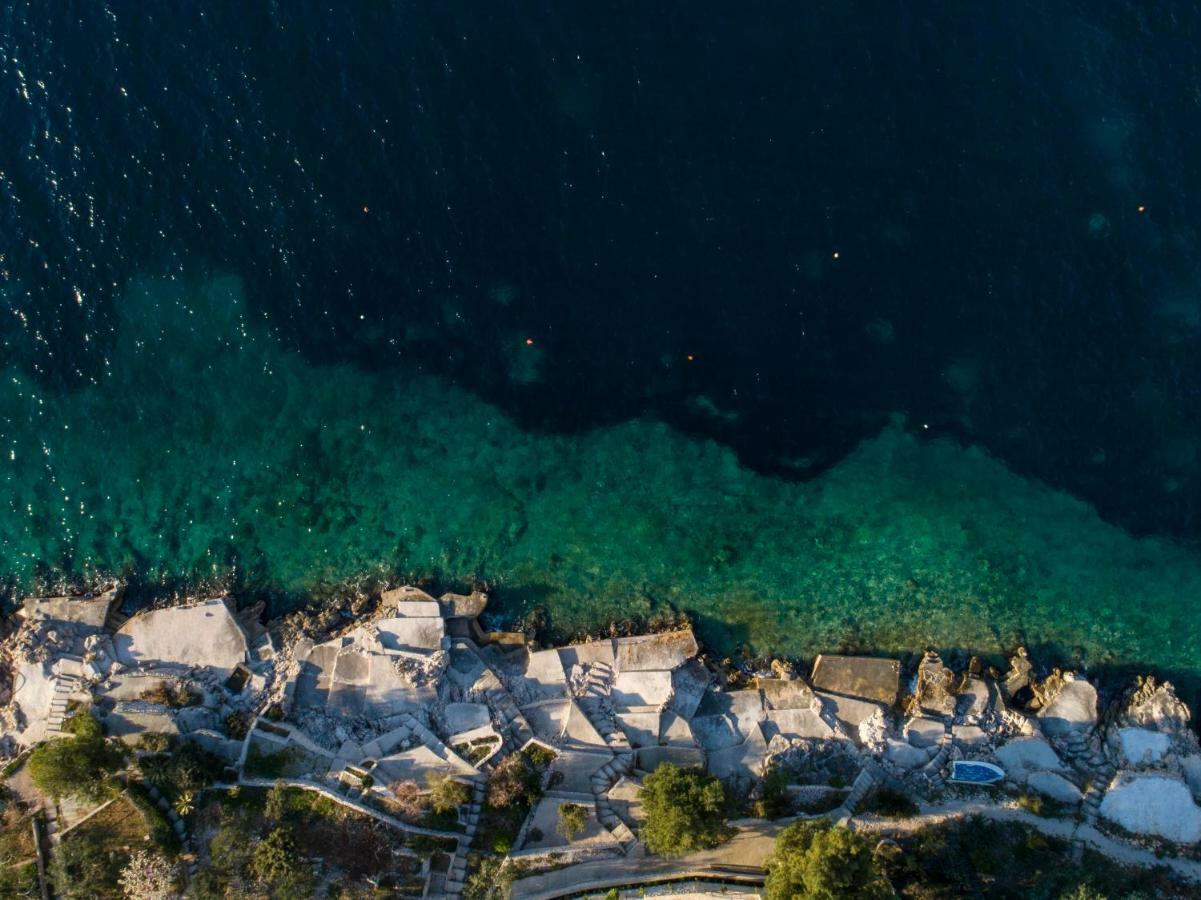 Villa Diomedes With The Sea View And The Pool Rogoznica  Exteriör bild